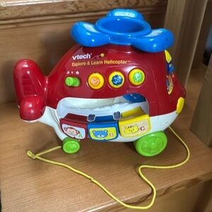 $2 when bundled - VTech pull toy Helicopter
